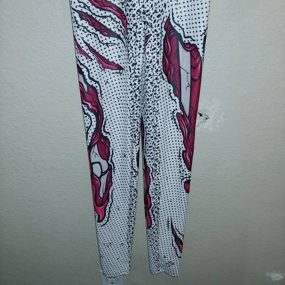 XS Bad Inka "Evil One Girl" Gorey Halloween Jumpsuit - Picture 12 of 13